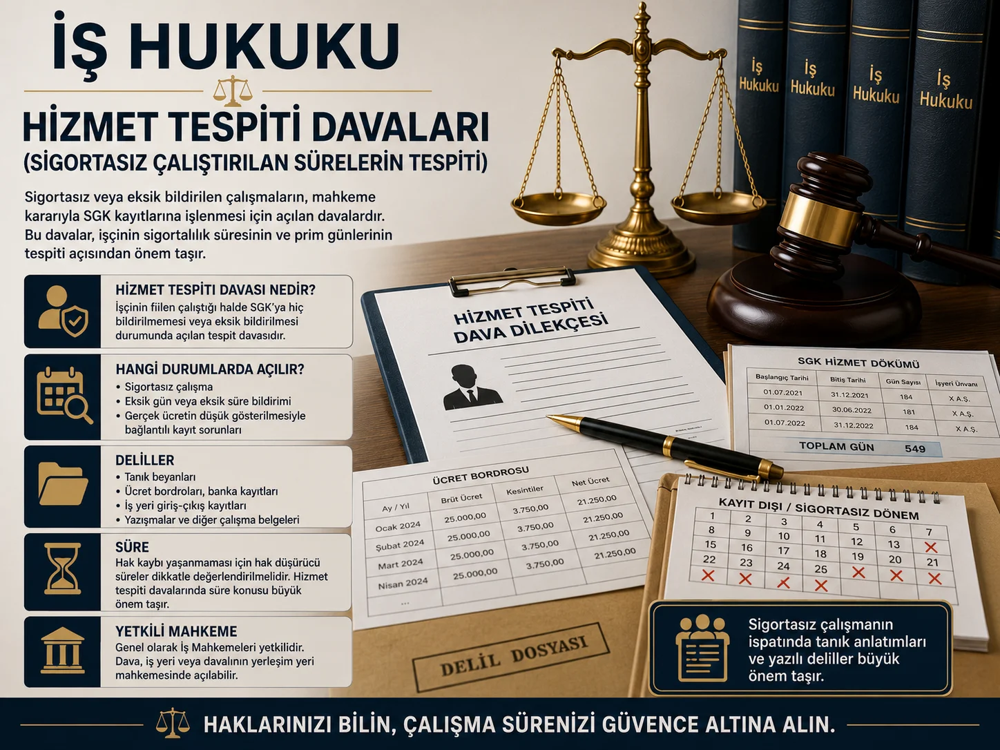 Hizmet Tespiti Davası