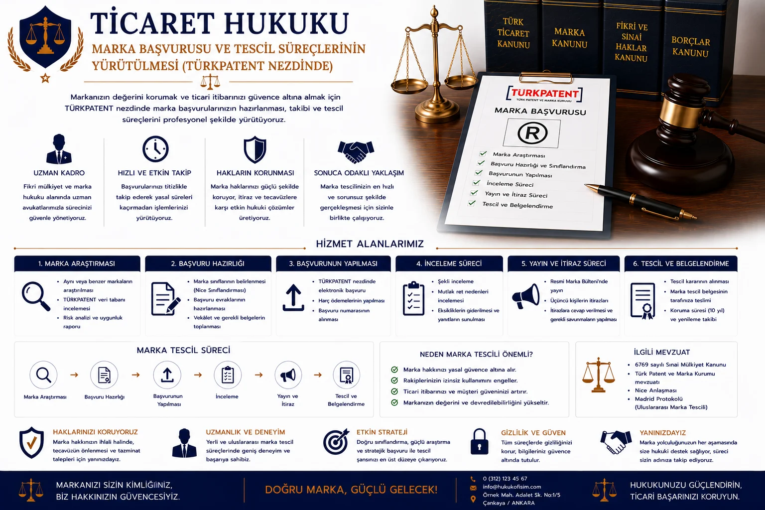 Marka Başvurusu ve Tescil Süreçlerinin Yürütülmesi