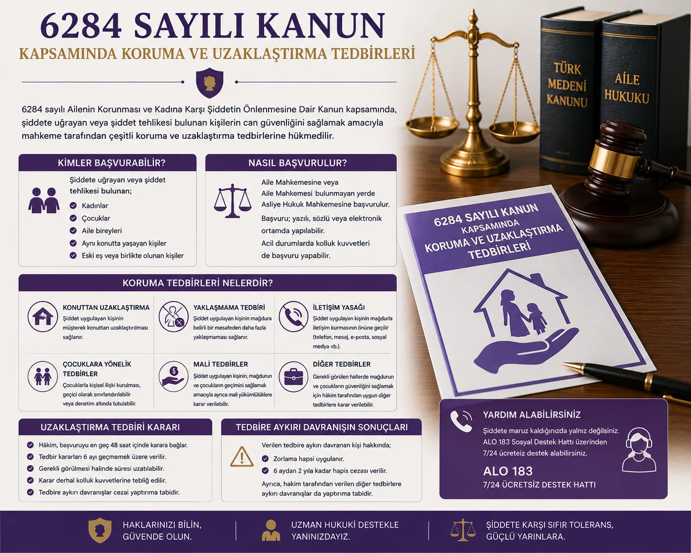 6284 Sayılı Kanun: Koruma ve Uzaklaştırma Tedbiri Nasıl Alınır?