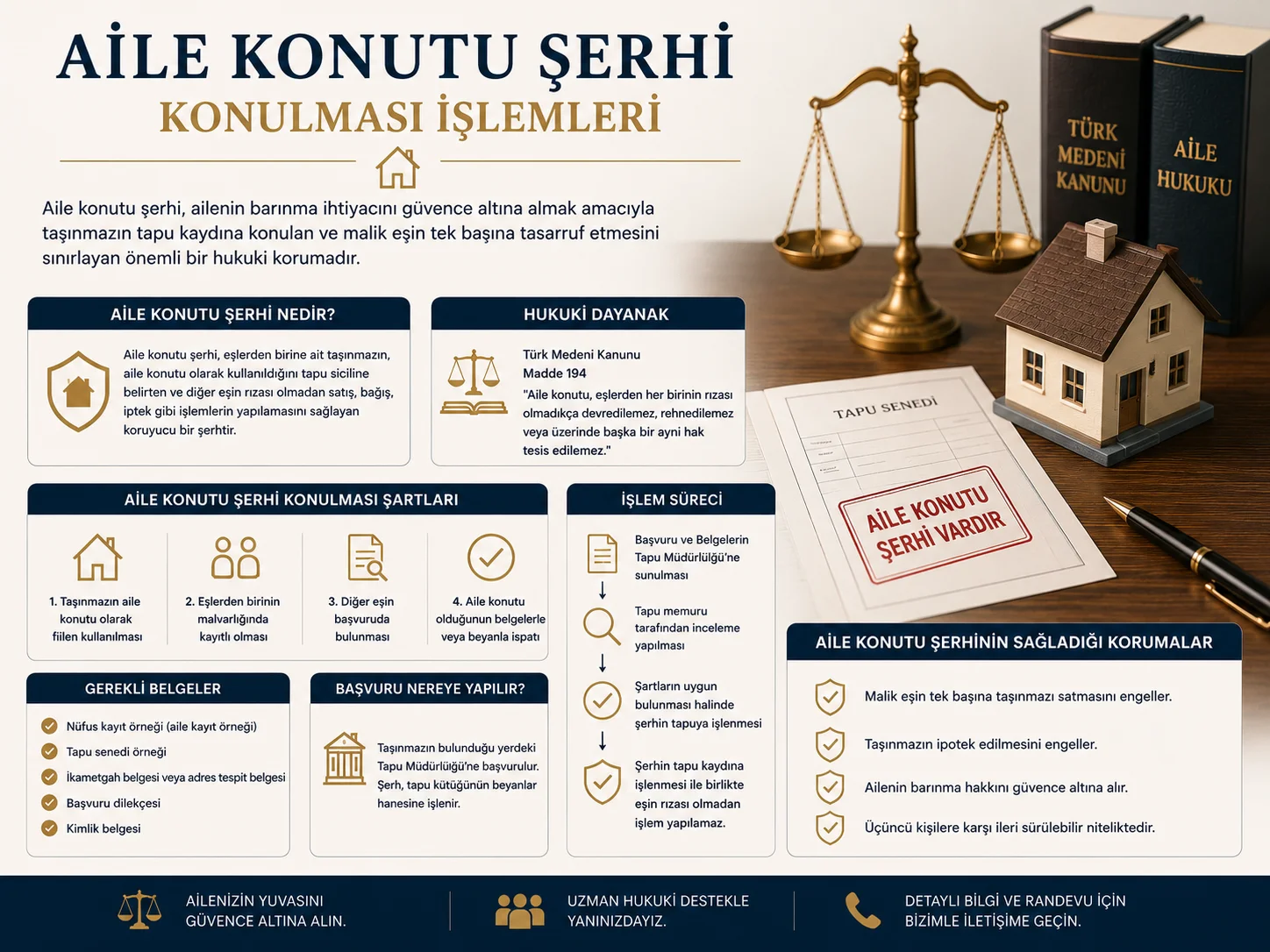 Aile Konutu Şerhi: Evinizi Satışa Karşı Nasıl Korursunuz?