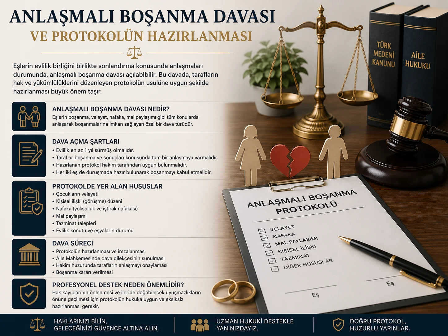 Anlaşmalı Boşanma Davası ve Protokolün Hazırlanması