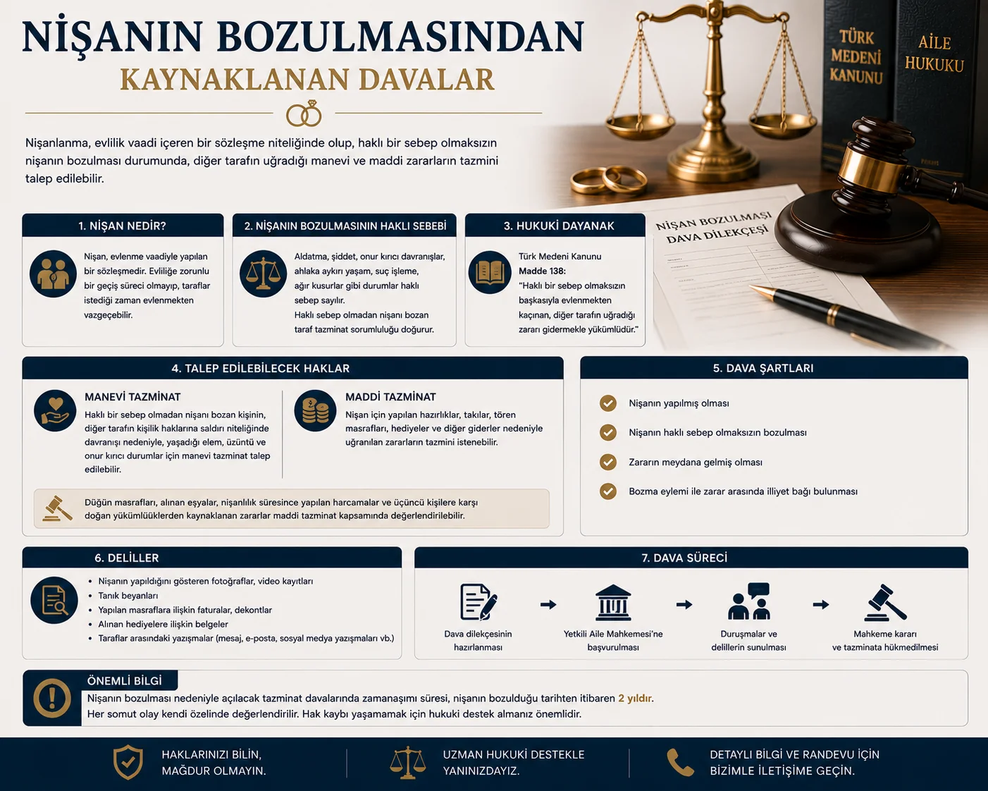 Nişanın Bozulmasından Kaynaklanan Tazminat Davası