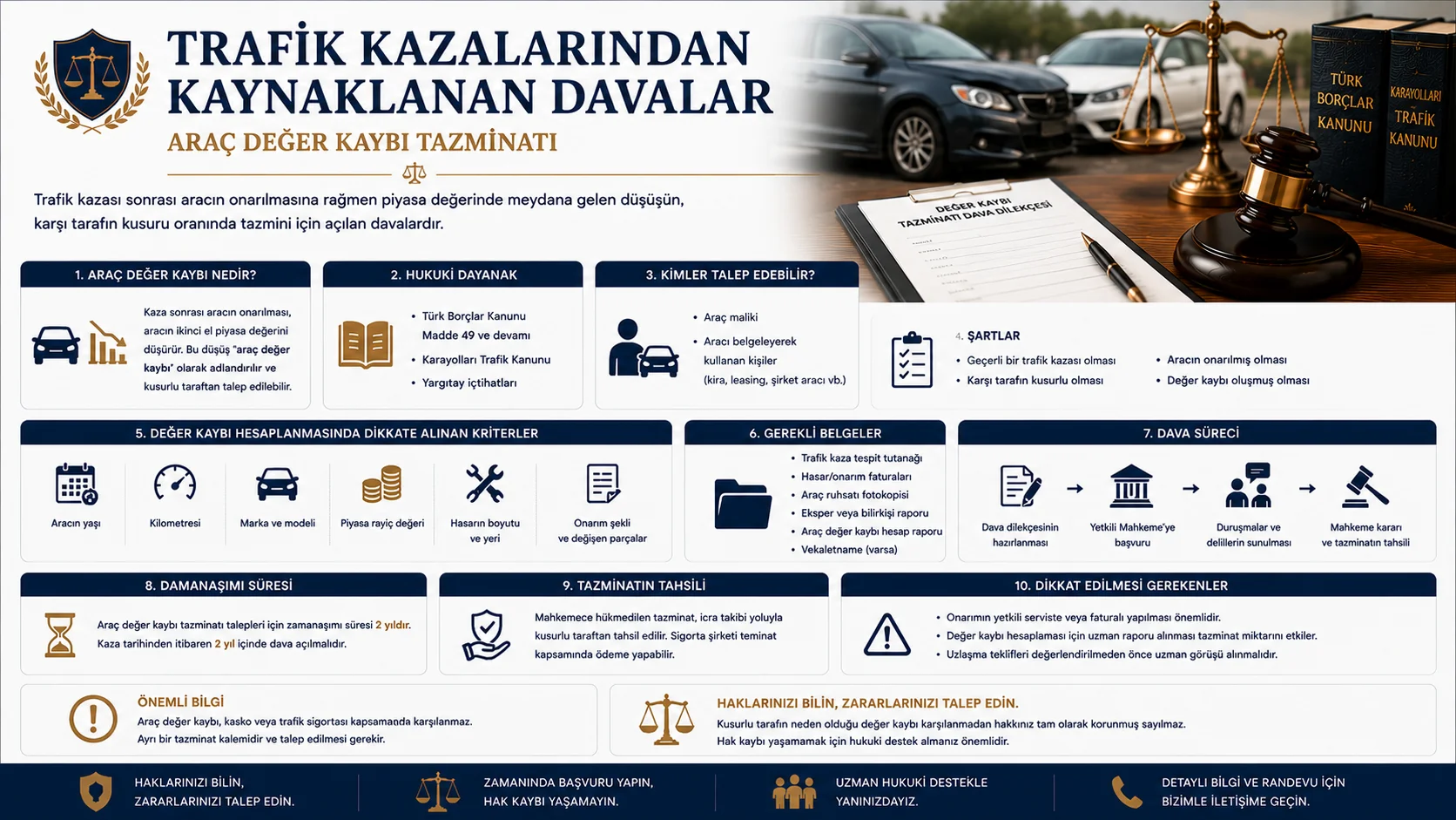 Araç Değer Kaybı Tazminatı Nasıl Alınır?