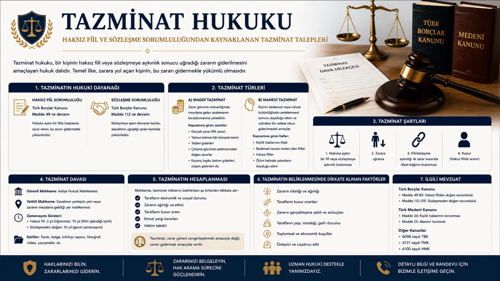 Tazminat Hukuku ve Tazminat Davaları