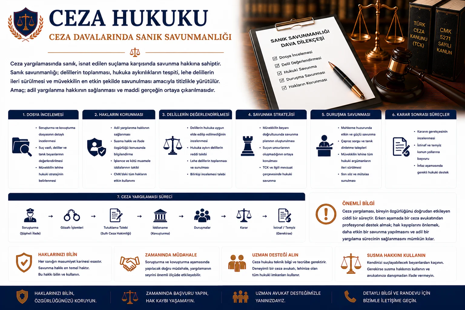 Ceza Davasında Sanık Savunmanlığı: Haklarınız ve Savunma Stratejisi