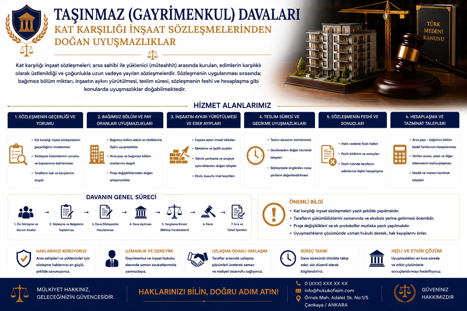 Kat Karşılığı İnşaat Sözleşmelerinden Doğan Uyuşmazlıklar