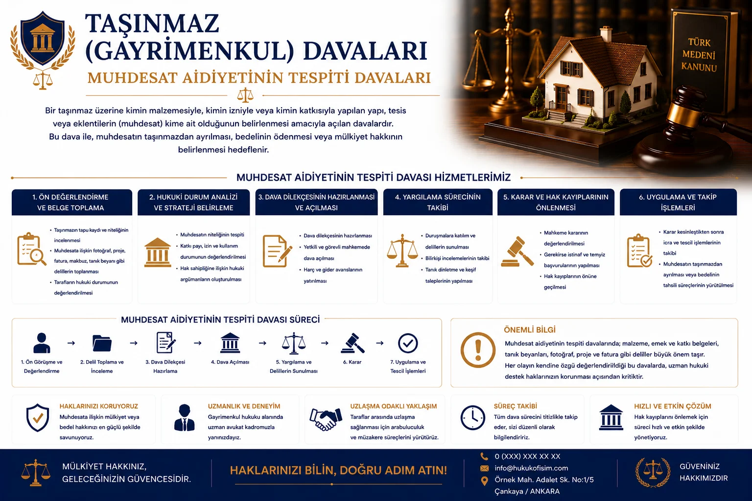 Muhdesat Aidiyetinin Tespiti Davaları