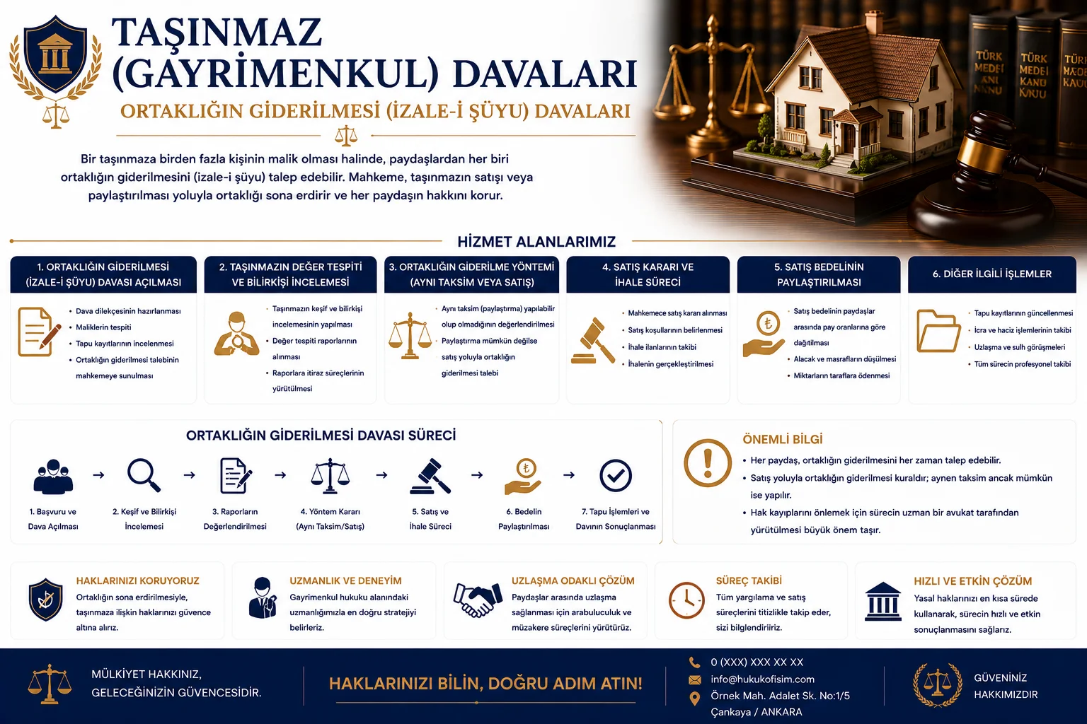 Ortaklığın Giderilmesi (İzale-i Şüyu) Davaları