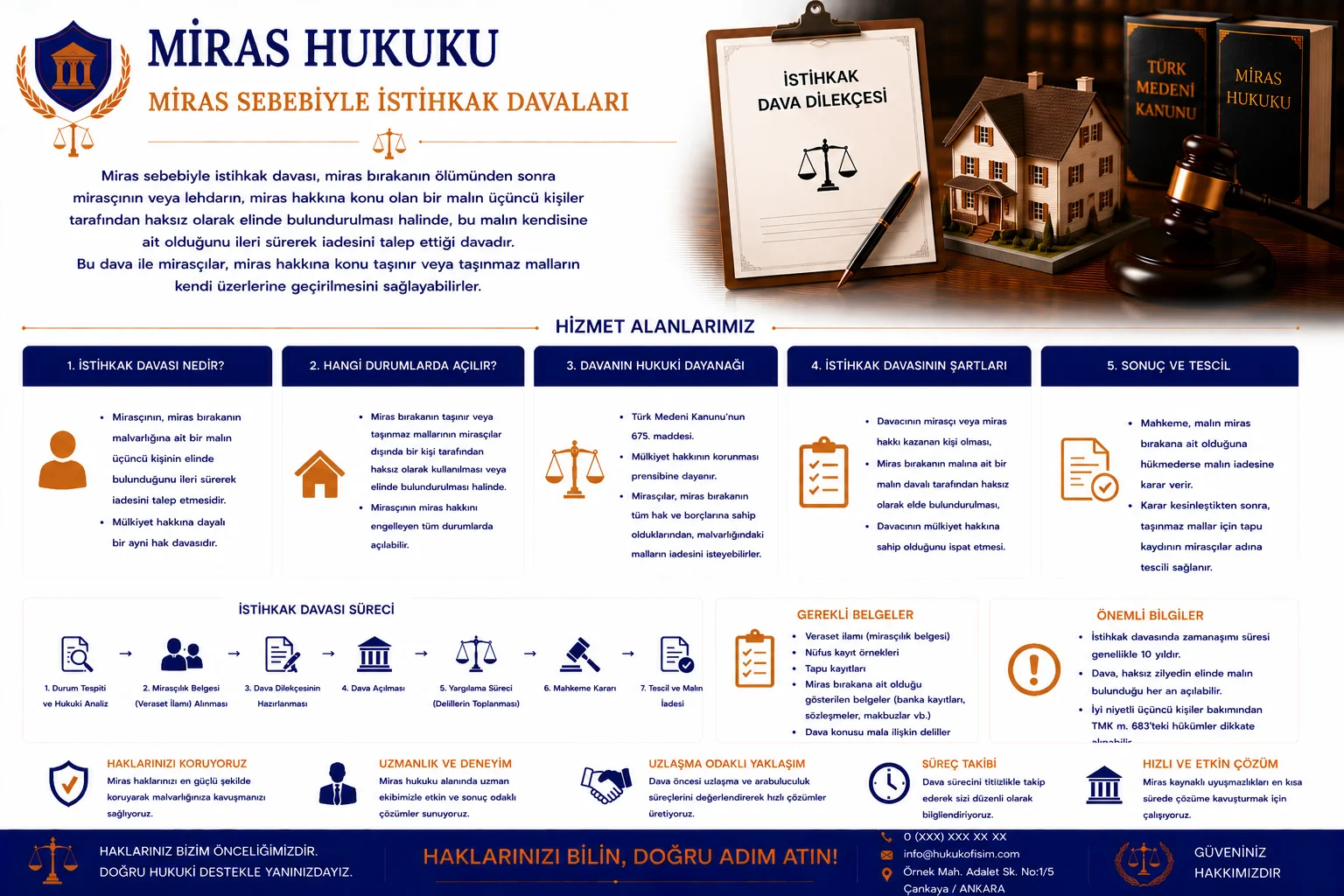 Miras Sebebiyle İstihkak Davaları